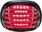CUSTOM DYNAMICS Taillight - with License Plate Illumination Window - Smoke PB-TL-SBW-S — image 1