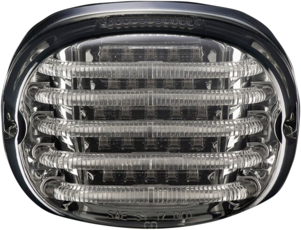CUSTOM DYNAMICS Taillight - with License Plate Illumination Window - Smoke PB-TL-SBW-S — image 3