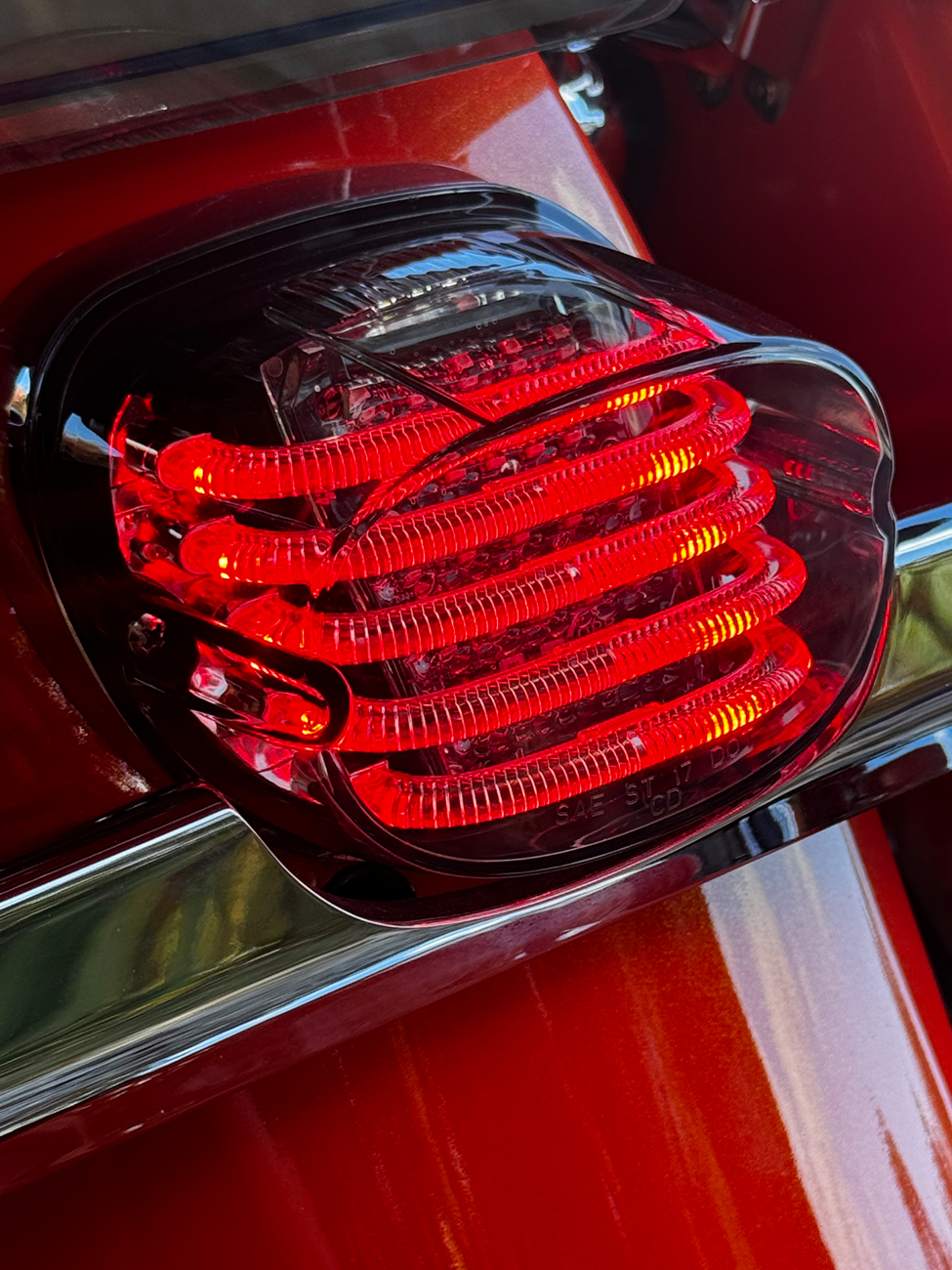 CUSTOM DYNAMICS Taillight - with License Plate Illumination Window - Smoke PB-TL-SBW-S — image 5