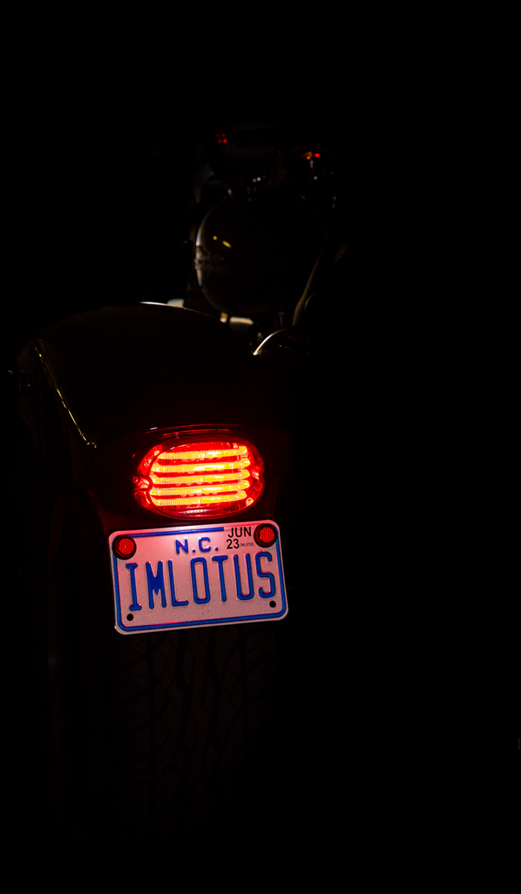 CUSTOM DYNAMICS Taillight - with License Plate Illumination Window - Smoke PB-TL-SBW-S — image 8