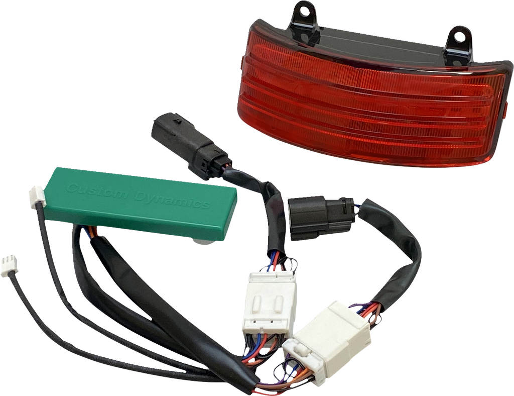 CUSTOM DYNAMICS Tribar Taillight - '10-'13 - Red PB-TRI-2-RED — image 1