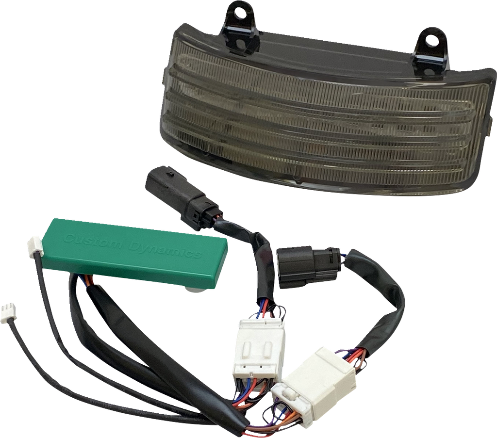 CUSTOM DYNAMICS Tribar Taillight - '10-'13 - Smoke PB-TRI-2-SMOKE — image 1