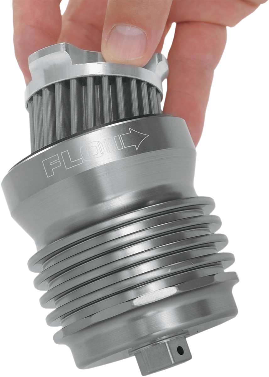 PC RACING Flo® "Spin-on" Oil Filter - Gunmetal Gray PCS1 — image 2