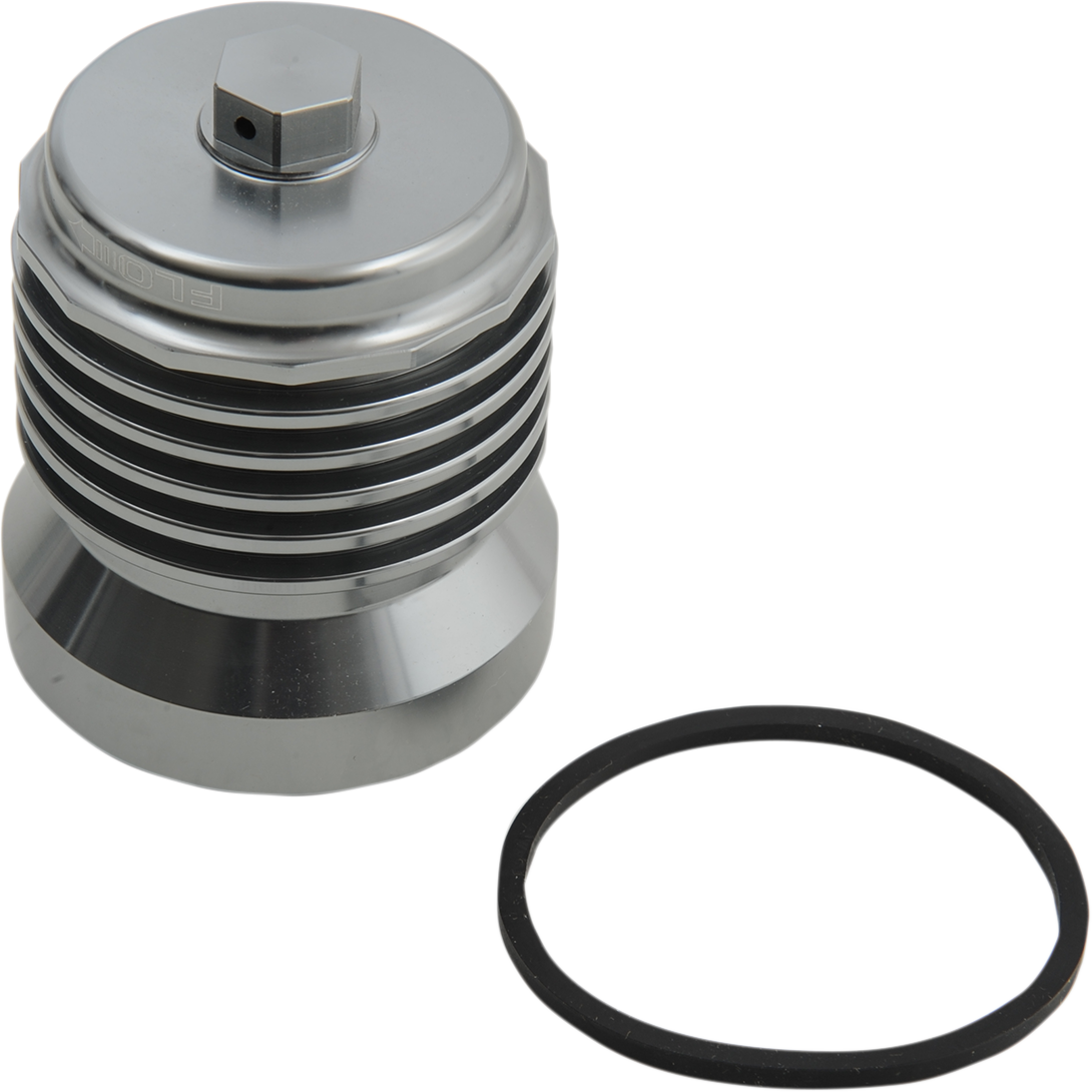 PC RACING FLO® Spin-On Oil Filter Internal Element - Gunmetal Gray - Ducati/Harley-Davidson PCS5 — image 1