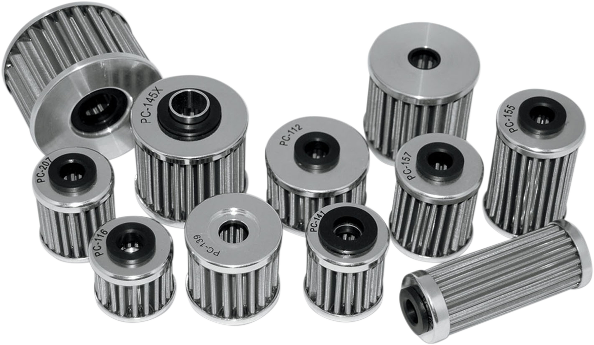 PC RACING Flo® Stainless Steel Oil Filter - All Harley-Davidson Revolution Max Engines PCS7B — image 3