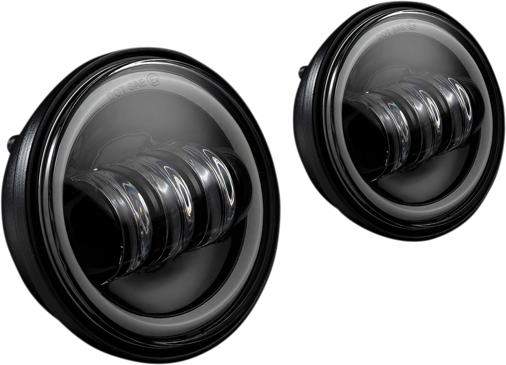 CUSTOM DYNAMICS Passing Lamps - 4-1/2" - Black PG-45-B — image 1