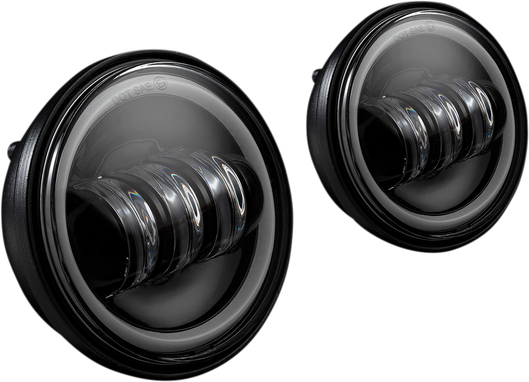 CUSTOM DYNAMICS Passing Lamps - 4-1/2" - Black PG-45-B — image 1