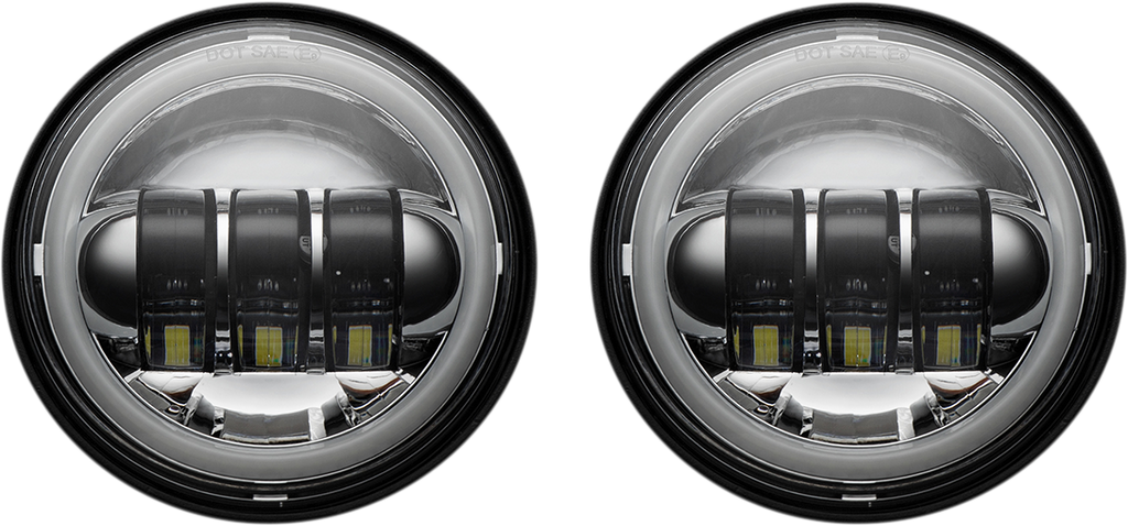 CUSTOM DYNAMICS Passing Lamps - 4-1/2" - Black PG-45-B — image 5