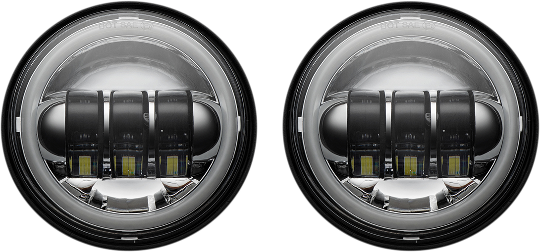 CUSTOM DYNAMICS Passing Lamps - 4-1/2" - Chrome PG-45-C — image 1