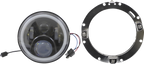CUSTOM DYNAMICS ProGLOW™ 7" Headlamp - with Mounting Ring - Black PG-7-13-B — image 1