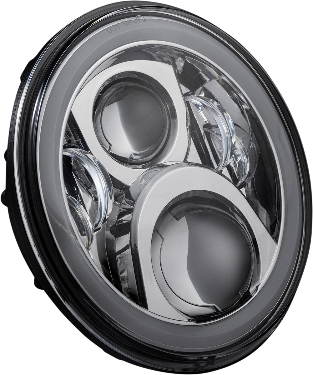 CUSTOM DYNAMICS ProGLOW™ 7" Headlamp - with Mounting Ring - Black PG-7-13-B — image 6