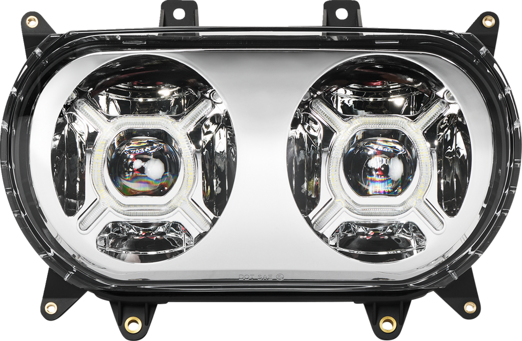 CUSTOM DYNAMICS ProGLOW™ Headlight - Chrome - Road Glide PG-RG-C — image 1