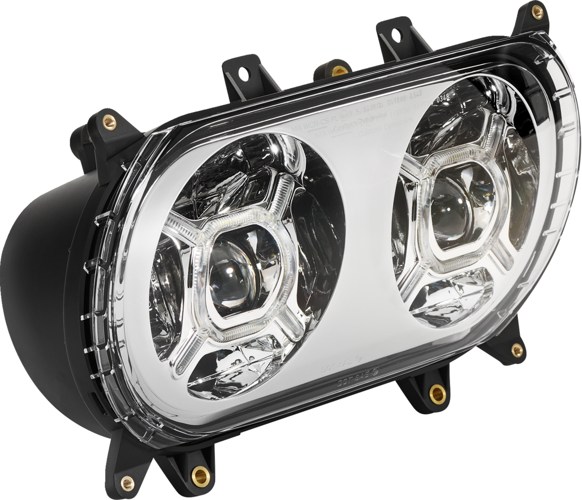 CUSTOM DYNAMICS ProGLOW™ Headlight - Chrome - Road Glide PG-RG-C — image 2