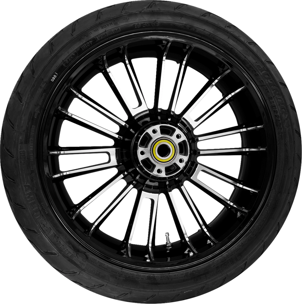COASTAL MOTO Atlantic Rear Wheel - Black Cut (18") | Dunlop Tire (180/55B18) — image 1