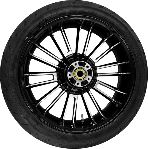 COASTAL MOTO Atlantic Rear Wheel - Black Cut (18") | Dunlop Tire (180/55B18) — image 1