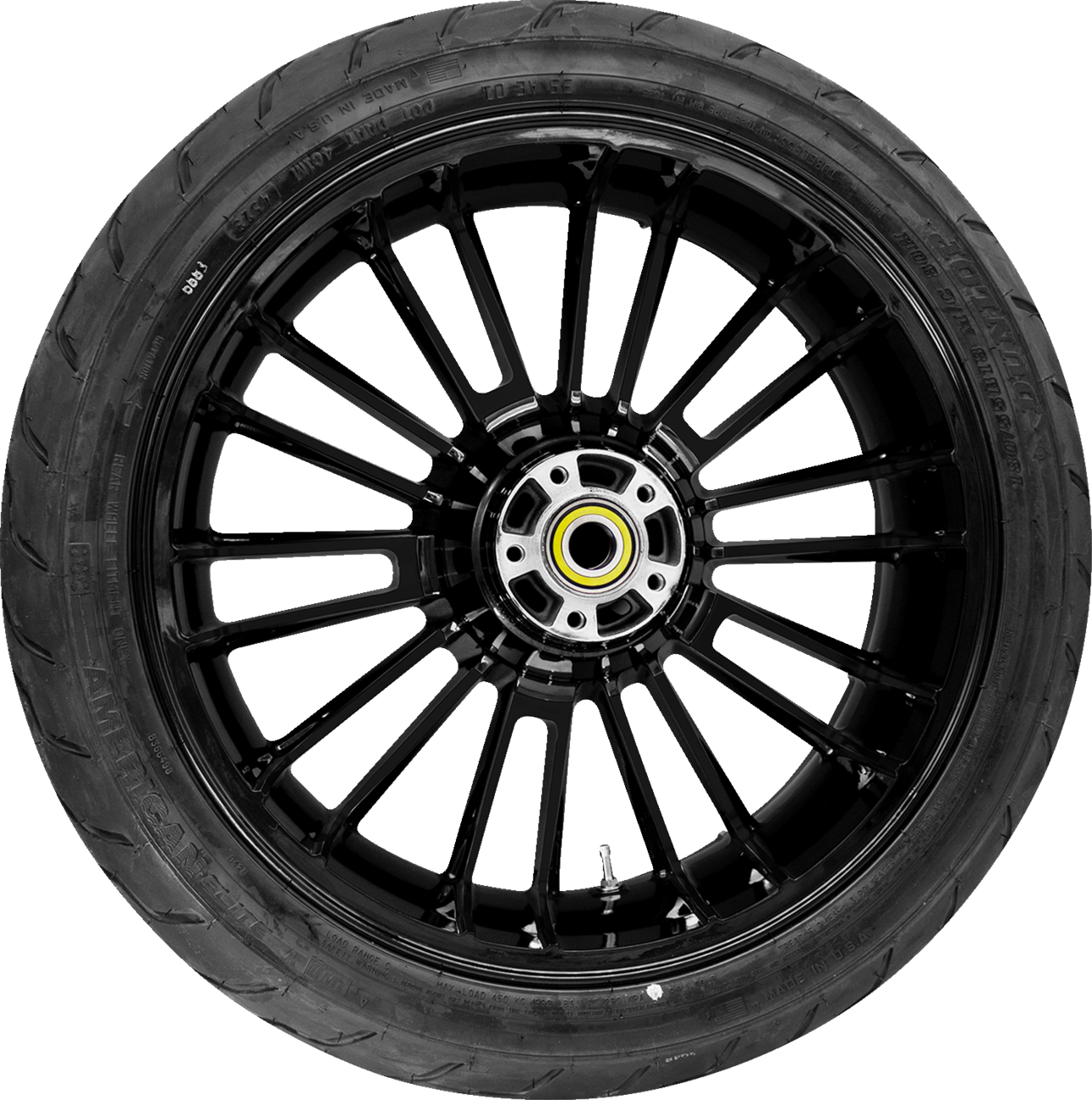 COASTAL MOTO Atlantic Rear Wheel - Chrome (18") | Dunlop AE Tire (180/55B18)) — image 3