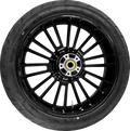 COASTAL MOTO Atlantic Rear Wheel - Black (18") | Dunlop AE Tire (180/55B18)) PKG-ATL185SB-24ABST — image 1