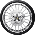 COASTAL MOTO Atlantic Front Wheel - Chrome (21") | Rotor (12.6) | Dunlop AE Tire (130/60B21) — image 1
