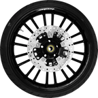 COASTAL MOTO Atlantic Front Wheel - Chrome (21") | Rotor (12.6) | Dunlop AE Tire (130/60B21) — image 3