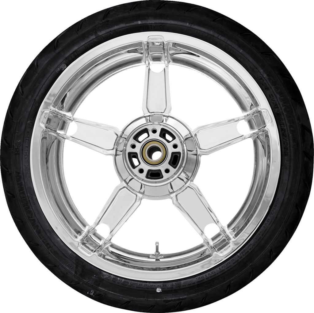 COASTAL MOTO Daytona Rear Wheel - Chrome (18") | Dunlop AE Tire (180/55B18) — image 1