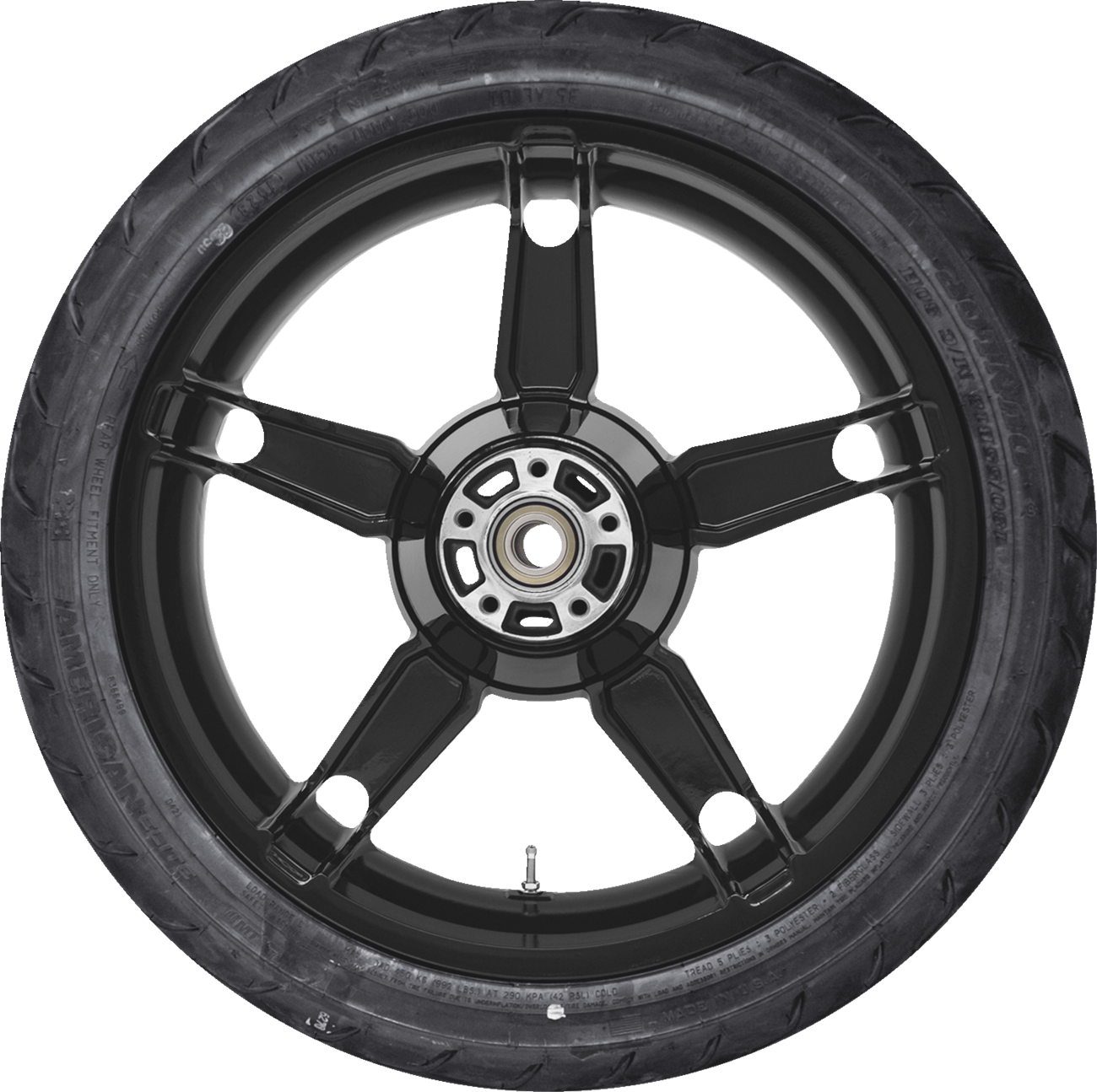 COASTAL MOTO Daytona Rear Wheel - Chrome (18") | Dunlop AE Tire (180/55B18) — image 3