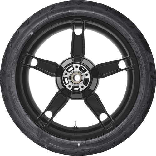 COASTAL MOTO Daytona Rear Wheel - Black (18") | Dunlop AE Tire (180/55B18) — image 1