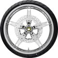 COASTAL MOTO Daytona Front Wheel - Chrome (21") | Rotor (12.6) | Dunlop AE Tire (130/60B21) — image 1
