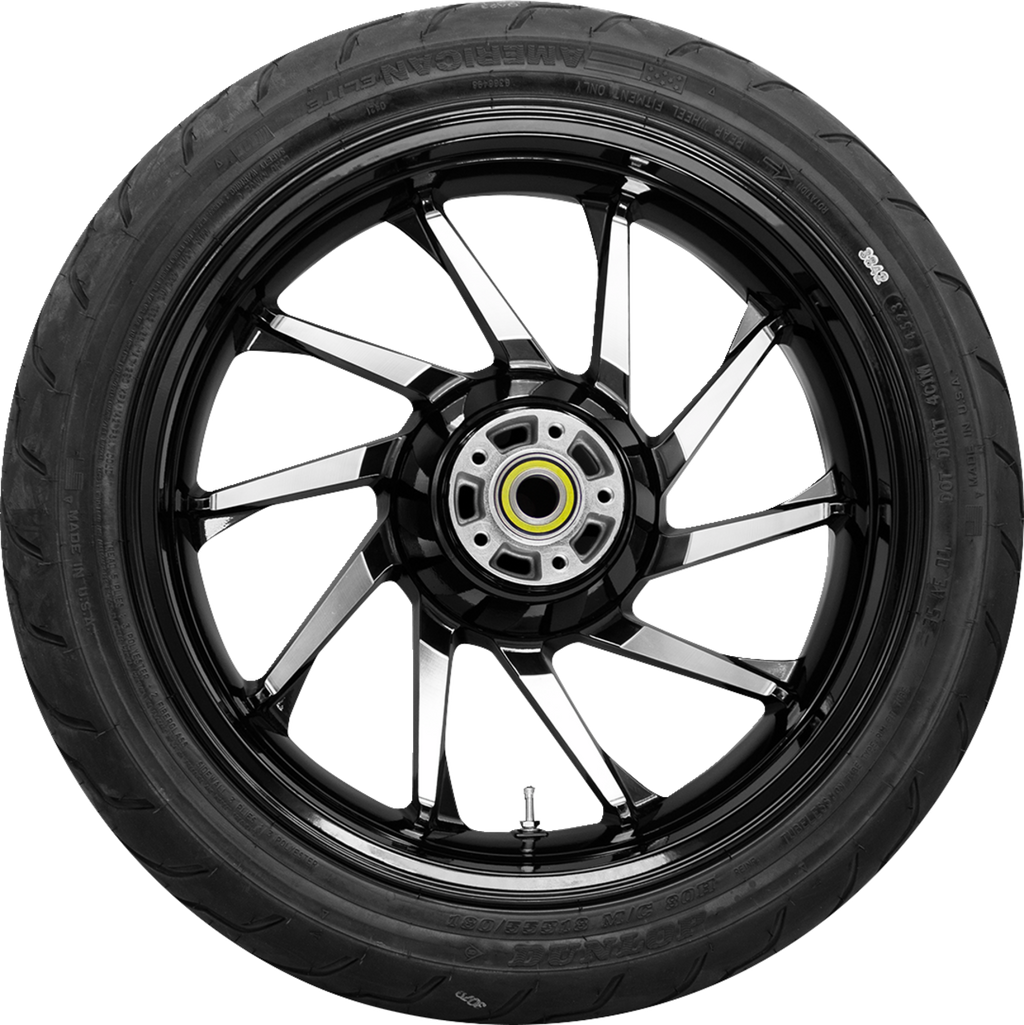 COASTAL MOTO Hurricane Rear Wheel - Black Cut (18") | Dunlop Tire (180/55B18) — image 1