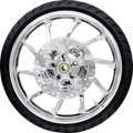 COASTAL MOTO Hurricane Front Wheel - Chrome (21") | Rotor (12.6) | Dunlop AE Tire (130/60B21) — image 1