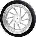COASTAL MOTO Hurricane 3D Rear Right Wheel - Chrome (18") | Falken Tire (215/45ZR18) — image 1