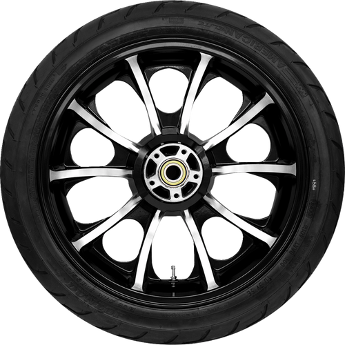 COASTAL MOTO Largo Rear Wheel - Black Cut (18") | Dunlop Tire (180/55B18) — image 1