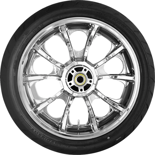 COASTAL MOTO Largo Rear Wheel - Chrome (18") | Dunlop AE Tire (180/55B18)) — image 1
