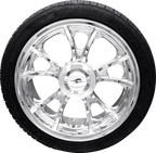 COASTAL MOTO Largo 3D Rear Wheel - Black Cut (18") | Falken Tire (215/45ZR18) - Trike — image 3