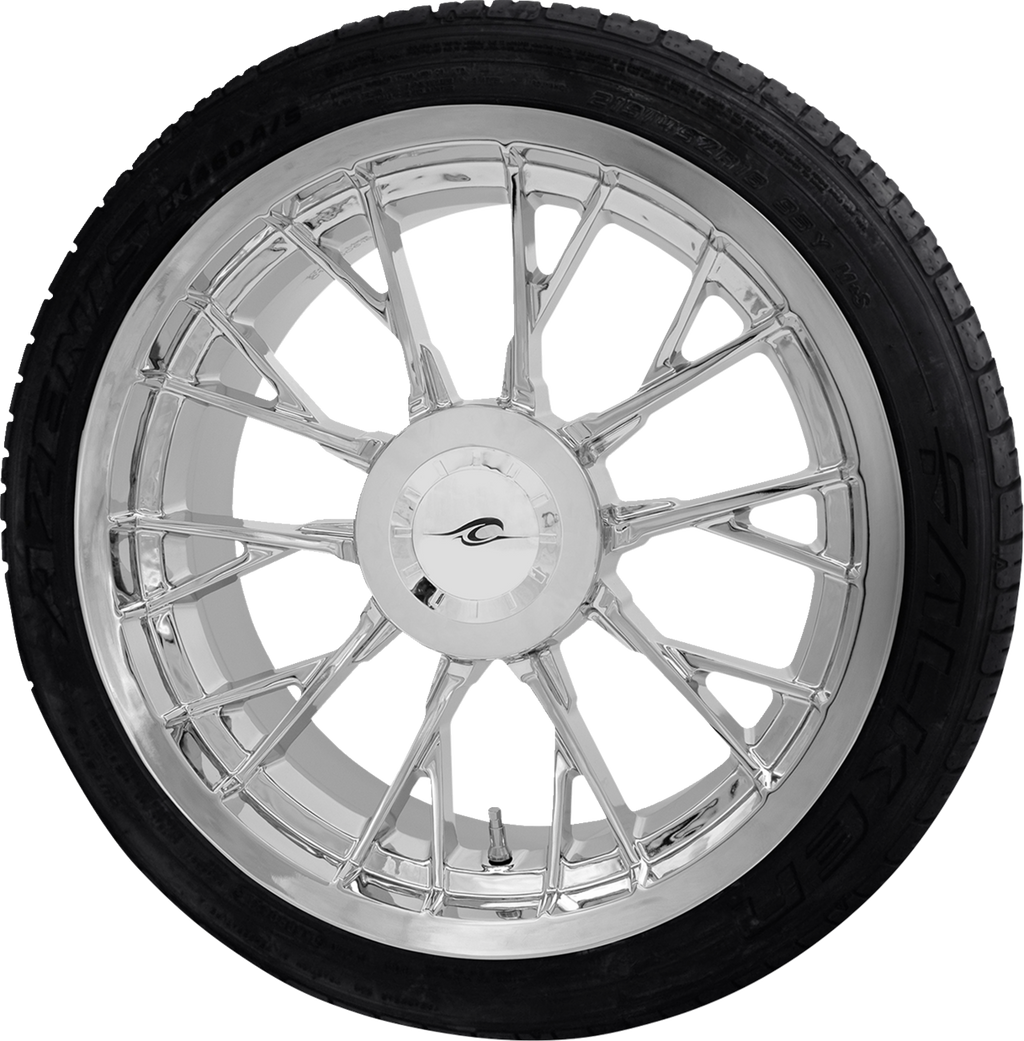 COASTAL MOTO Marlin 3D Rear Wheel - Solid Black (18") | Falken Tire 215/45R18 - Trike PKG-MAR-187T-SB — image 2