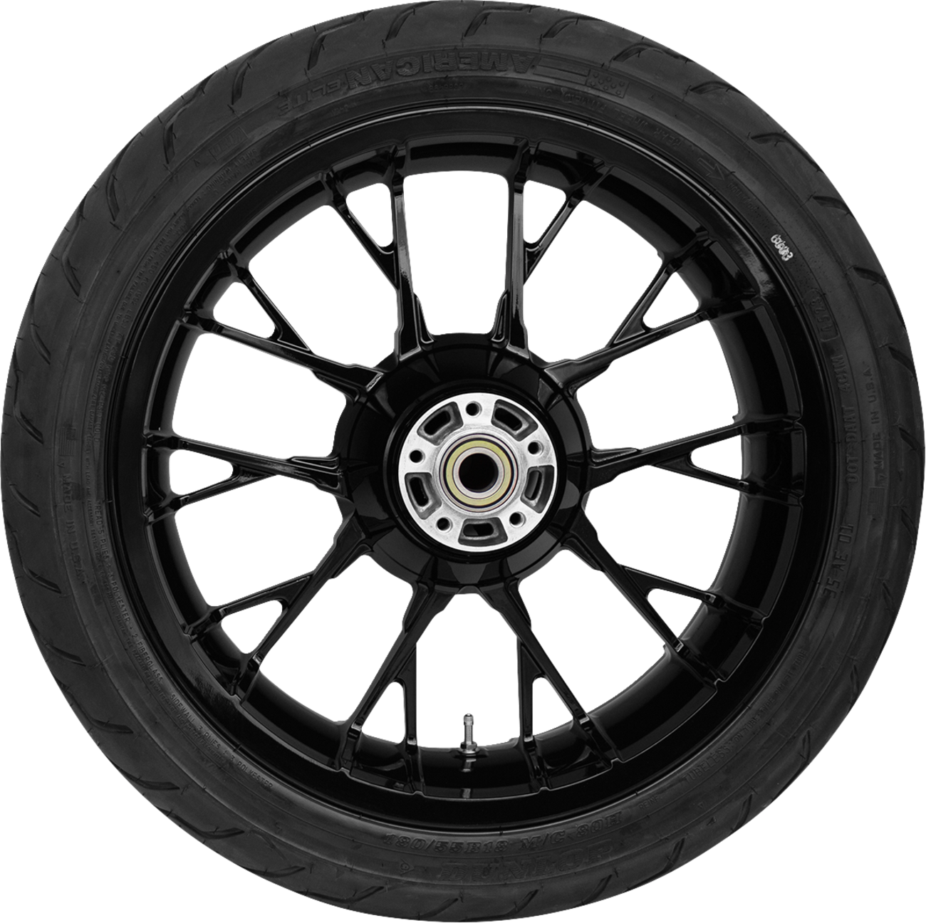 COASTAL MOTO Marlin Rear Wheel - Black (18") | Dunlop AE Tire (180/55B18)) — image 1