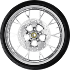 COASTAL MOTO Marlin Front Wheel - Chrome (21") | Rotor (12.6) | Dunlop AE Tire (130/60B21) — image 1