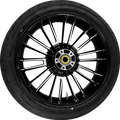 COASTAL MOTO Atlantic Rear Wheel - Black Cut (18") | Dunlop AE2 Tire (180/55B18) PKG2-ATL185BC-ABST — image 1