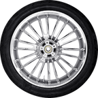 COASTAL MOTO Atlantic Rear Wheel - Chrome (18") | Dunlop AE2 Tire (180/55B18) PKG2-ATL185CH-ABST — image 2