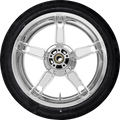 COASTAL MOTO Daytona Rear Wheel - Chrome (18") | Dunlop AE Tire (180/55B18) — image 1
