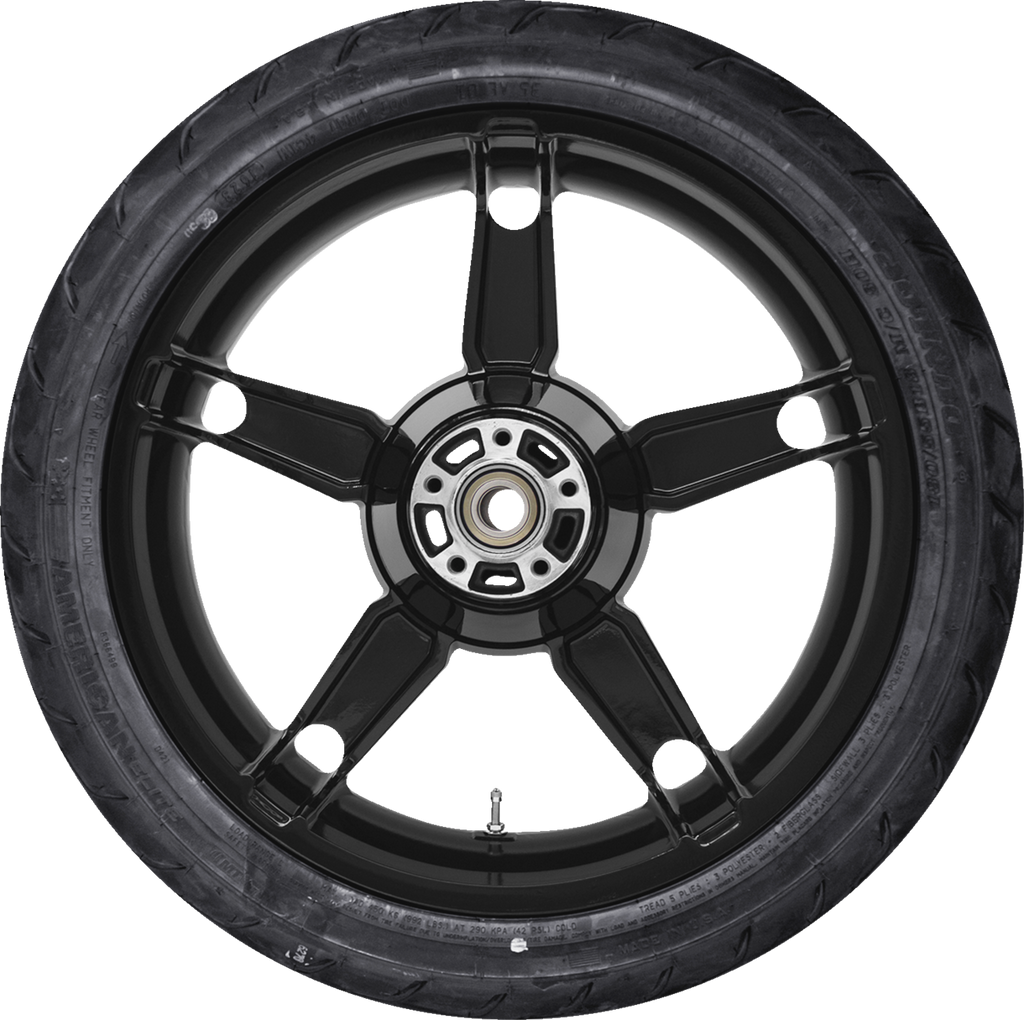 COASTAL MOTO Daytona Rear Wheel - Black (18") | Dunlop AE Tire (180/55B18) — image 1
