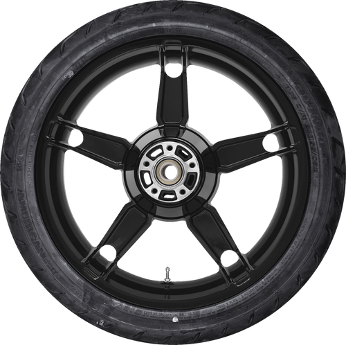 COASTAL MOTO Daytona Rear Wheel - Black (18") | Dunlop AE Tire (180/55B18) — image 1