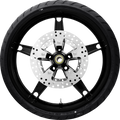 COASTAL MOTO Daytona Front Wheel - Black (21") | Rotor (11.8) | Dunlop AE Tire (130/60B21) — image 1