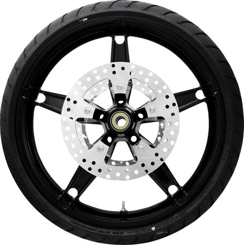 COASTAL MOTO Daytona Front Wheel - Black (21") | Rotor (11.8) | Dunlop AE Tire (130/60B21) — image 1