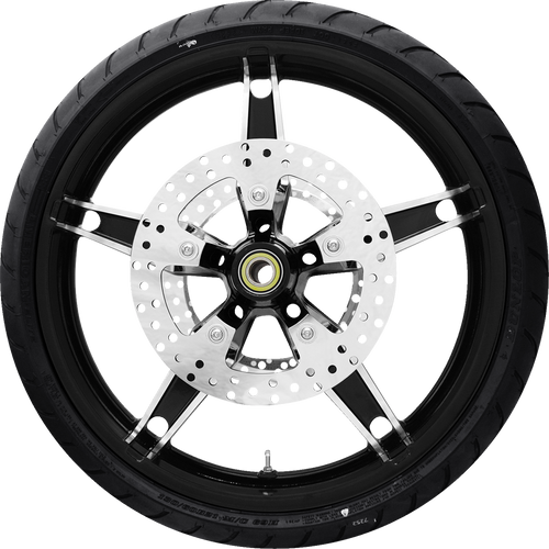 COASTAL MOTO Daytona Front Wheel - Black (21") | Rotor (11.8) | Dunlop AE Tire (130/60B21) — image 2