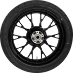 COASTAL MOTO Marlin Rear Wheel - Solid Black (18") | Dunlop AE2 Tire (180/55B18) PKG2-MAR185SB-ABST — image 1