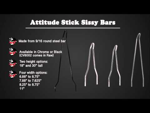 Cycle Visions Attitude Stick Sissy Bars