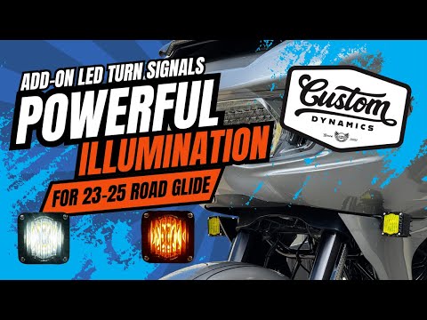 Custom Dynamics’ Shark Demon® LED Add-On Turn Signals for 2023-2025 Road Glide
