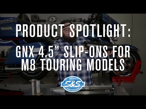 S&S Cycle Product Spotlight - GNX Slip-Ons for M8 Touring Models