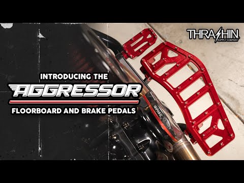 Thrashin Supply - Spiked Aggressor Floorboards For HD Touring Models