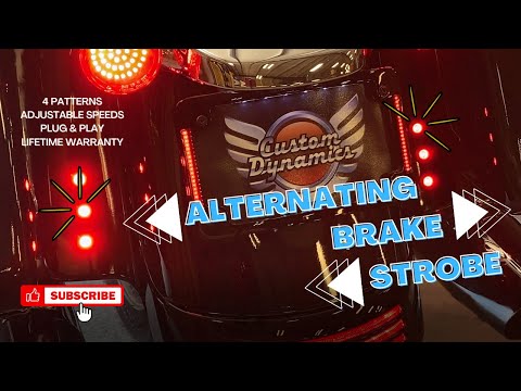 Custom Dynamics® Motorcycle Alternating Brake Light Strobe Module